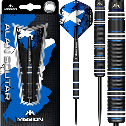 Mission Alan Soutar Darts - Steel Tip - 90% - Soots - Black Titanium
