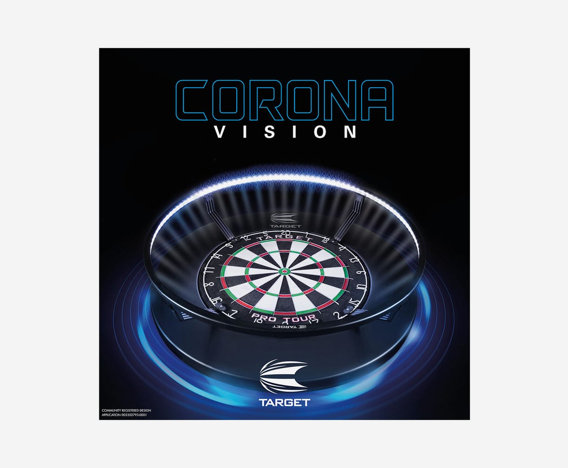 Corona Vision Dartboard Lighting System by Target