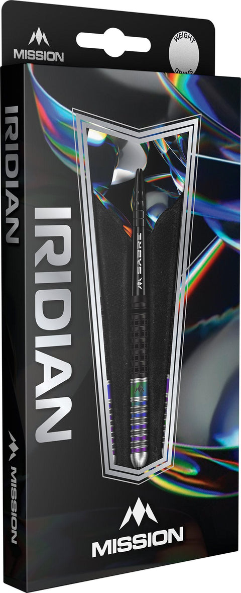 Mission Iridian Darts
Steel Tip - 90% Tungsten - Black & Coral PVD