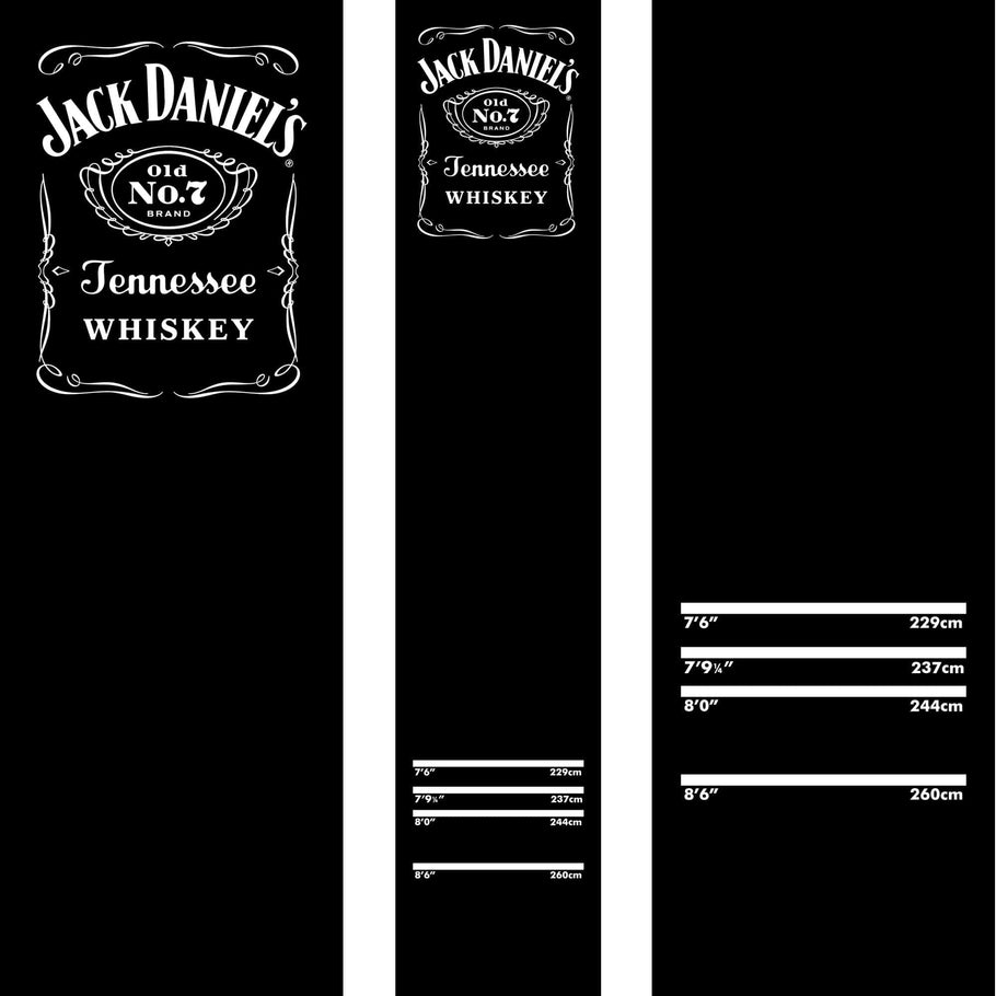 Jack Daniels Carpet Darts Mat
Non Slip Back - Black With JD Logo
