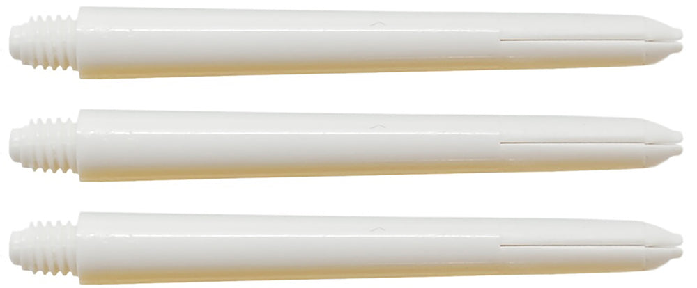 SHOT NYLON DART SHAFTS WHITE