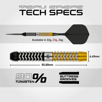 Winmau Exion Parallel Switch Point 90% - Steel Tip Darts