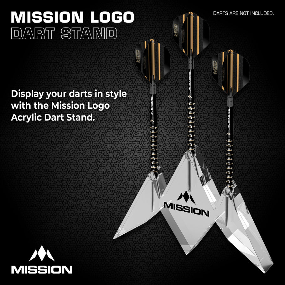 Mission Acrylic Dart Stand Logo
3 Dart Display Stand