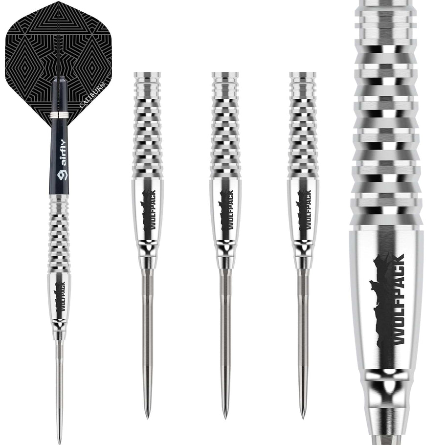 Caliburn Wolfpack Darts
Steel Tip - 90% Tungsten - W8 - 18g
