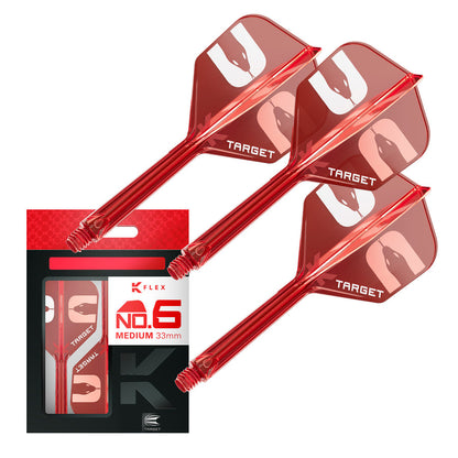 Aspinall No6 K-Flex Integrated Flights and Shafts by Target