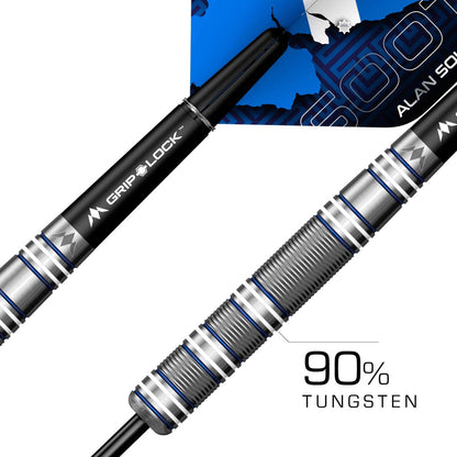 Mission Alan Soutar Darts - Steel Tip - Soots - Blue & White