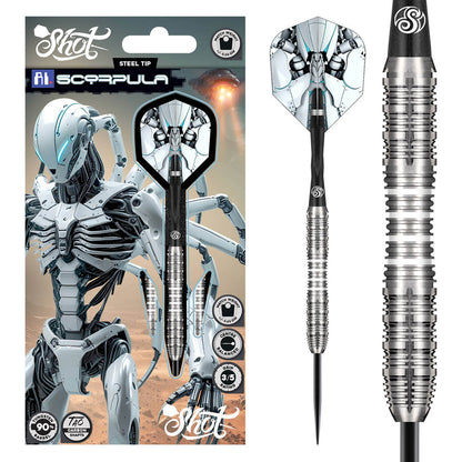Shot AI Scorpula 90% Tungsten Steel Tip Darts