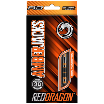 Red Dragon Amberjack 11 90% - Steel Tip Darts