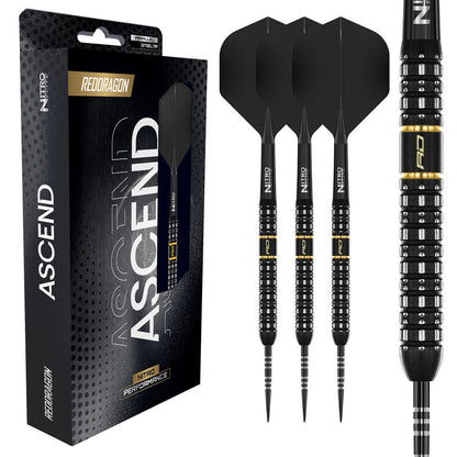 Red Dragon Ascend Parallel 90% Tungsten Steel Tip Darts