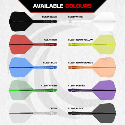 Mission Force 90 Vortex Moulded Flight & Shaft - Standard No2