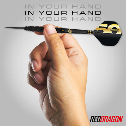 Red Dragon Jonny Clayton 50 Years Limited Edition 90% Tungsten Steel Tip Darts