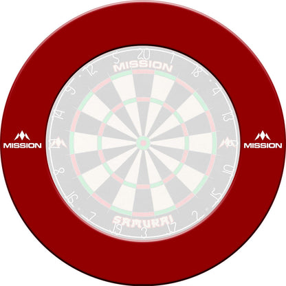 Mission Dartboard Surround - Pro - Heavy Duty - with Logo