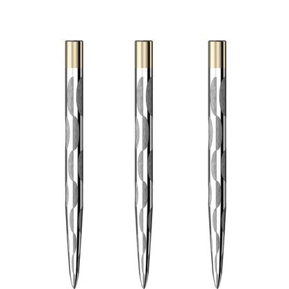 Mission Laser Plus - Steel Tip - Lasered Spare Points - Solid Arc - Silver
