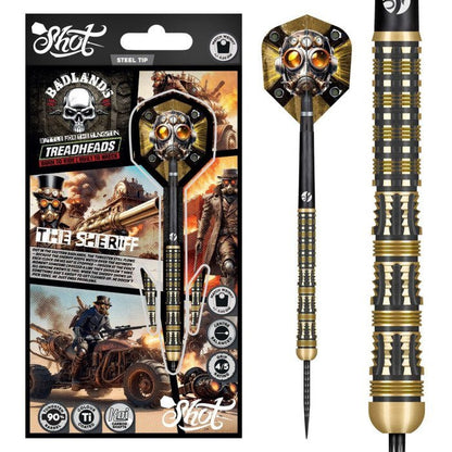 Shot Badlands The Sheriff 90% Steel Tip Darts