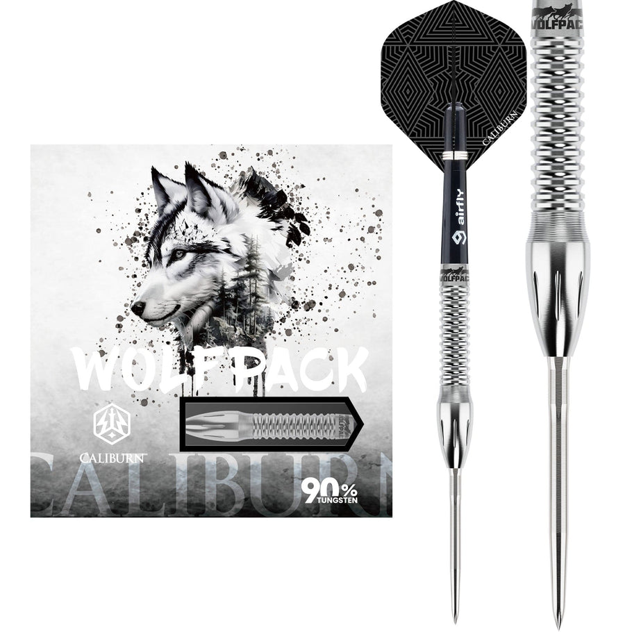 Caliburn Wolfpack Darts
Steel Tip - 90% Tungsten - W4 - 20g
