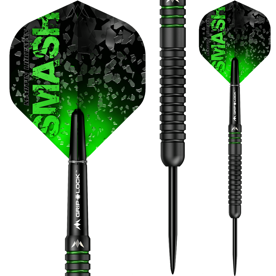 Mission Martin Lukeman Darts - Steel Tip - 90% - Smash - Black Titanium