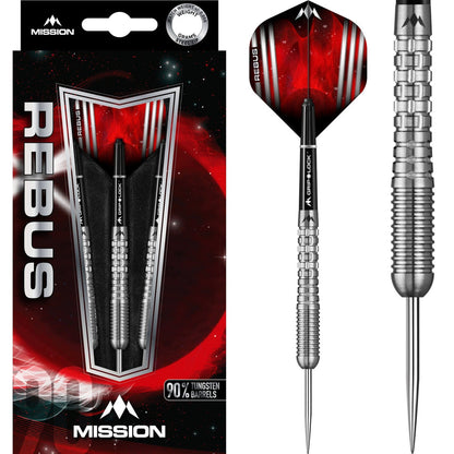 Mission Rebus Darts - Steel Tip - M2 - Front Ring Grip