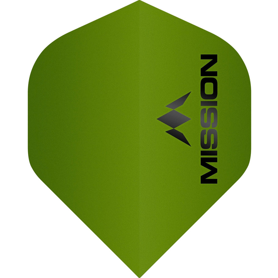 Mission Logo Dart Flights
100 Micron - No2 - Std - Matt Green