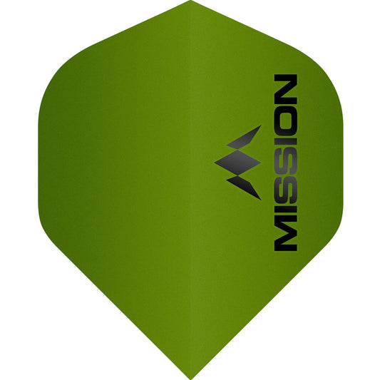 Mission Logo Dart Flights
100 Micron - No2 - Std - Matt Green