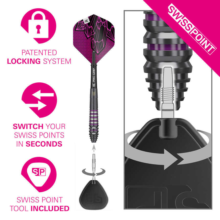 Target Lorraine Winstanley G2 90% Tungsten SP Steel Tip Darts