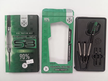 Dimplex S3 Bomb 90% Tungsten Steel Tip Darts by Harrows (used)