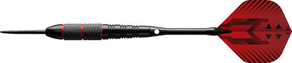 Thunder Series 1 - Steel Tip Brass - 2 Sets Darts - M1 - Black & Red - 22g