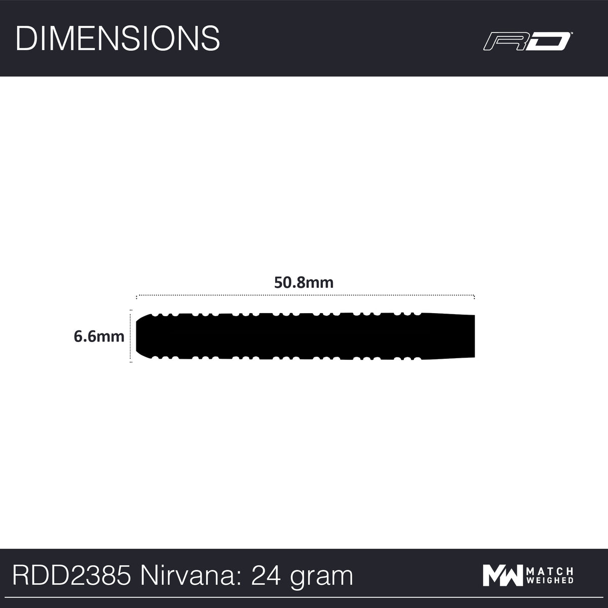 Nirvana 90% Tungsten Steel Tip Darts by Red Dragon