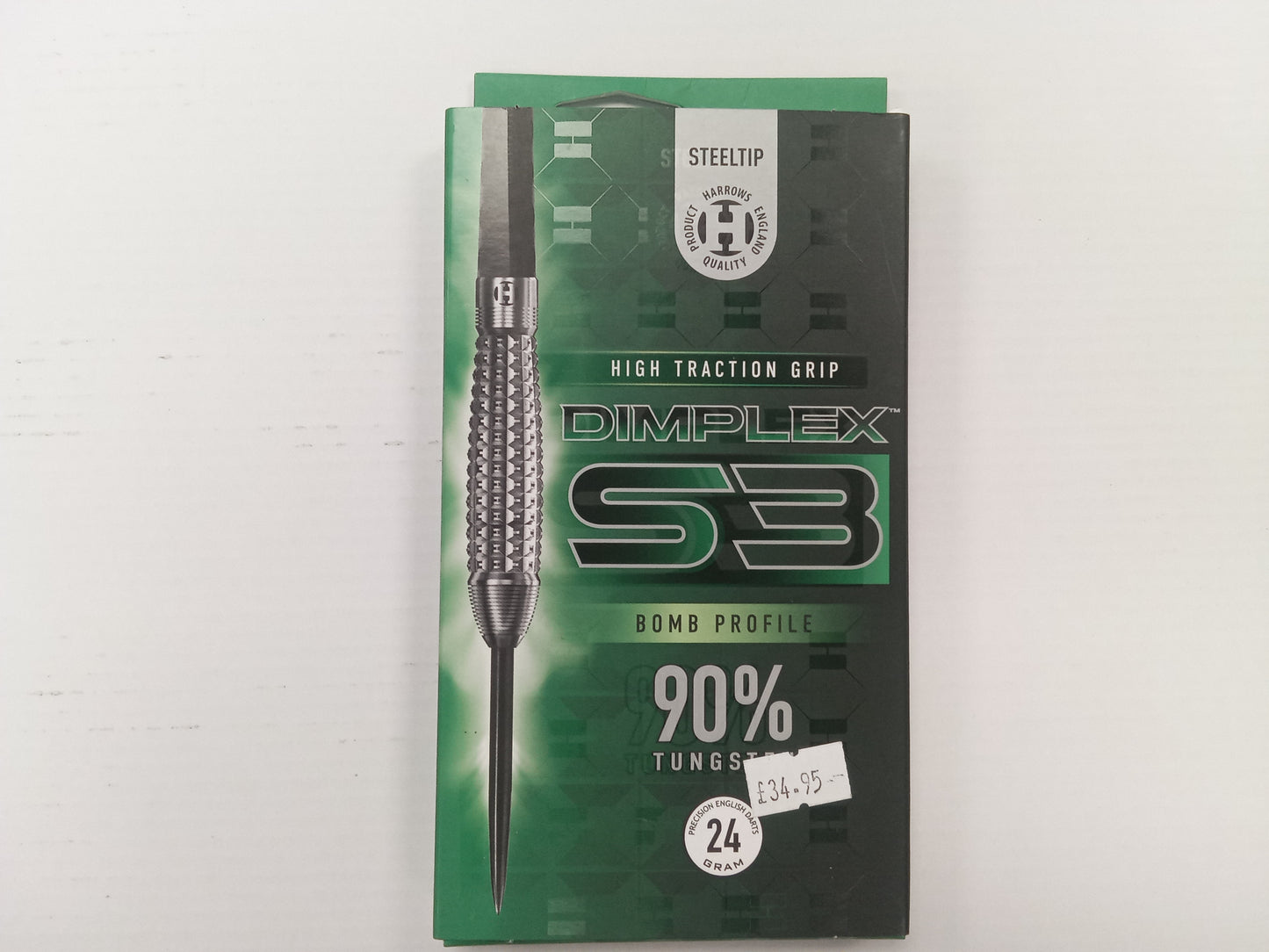 Dimplex S3 Bomb 90% Tungsten Steel Tip Darts by Harrows (used)