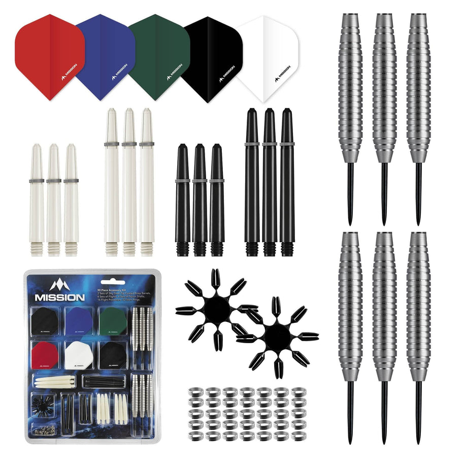 Mission Darts Accessory Kit 90 Piece
Flights, Shafts - Steel Tip