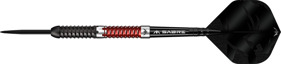Mission Llew Bevan Darts - Steel Tip - 90% Tungsten - Black & Red Electro