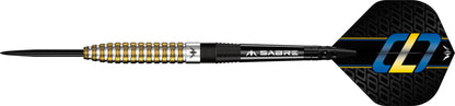 Mission Oskar Lukasiak Darts - Steel Tip - 95% Tungsten - Black & Gold PVD
