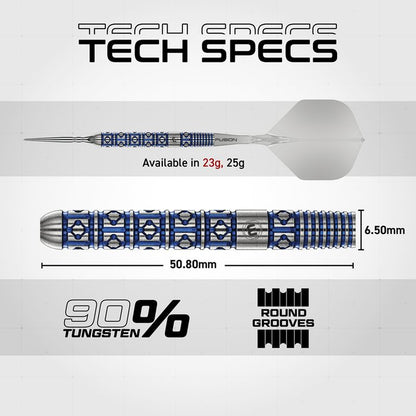 Winmau Lunaris Parallel Switch Point 90% - Steel Tip Darts