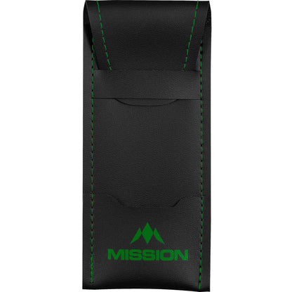Mission Sport 8 Darts Case - Black Bar Wallet with Trim