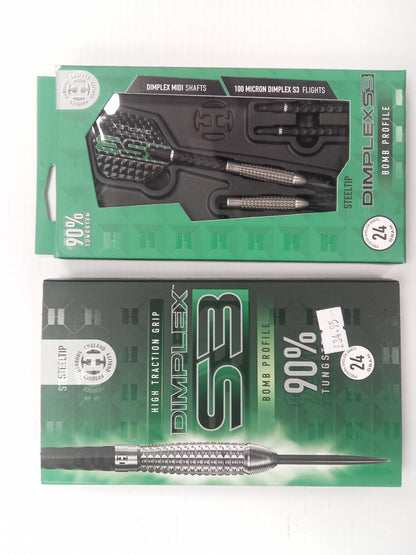 Dimplex S3 Bomb 90% Tungsten Steel Tip Darts by Harrows (used)