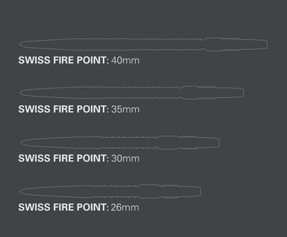 Swiss Fire Point Gold 30mm Points