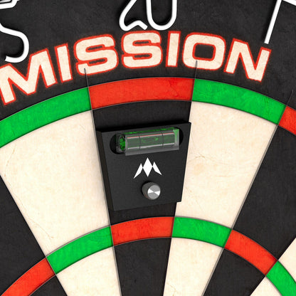 Mission Leveller Pro
Precision Machined Aluminium Dartboard Spirit Level - with Fixing Pin