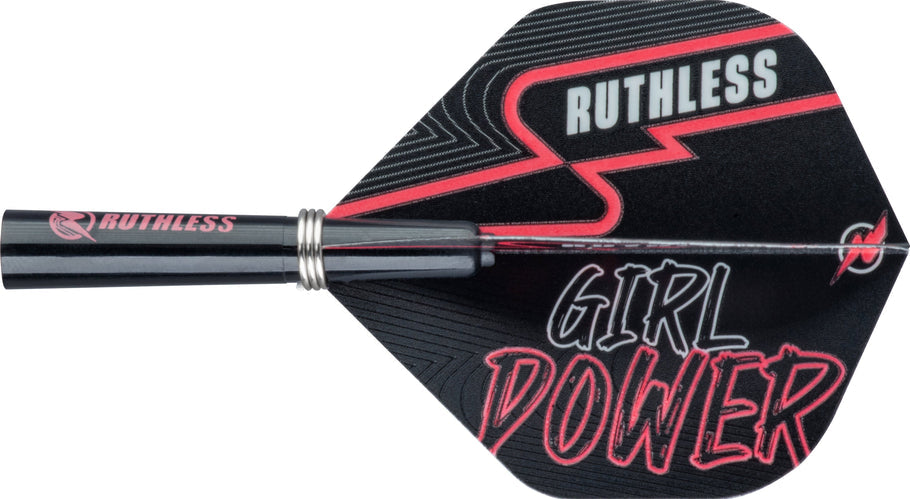Ruthless Girl Power Darts
90% Steel Tip Tungsten - Ringed - Pink