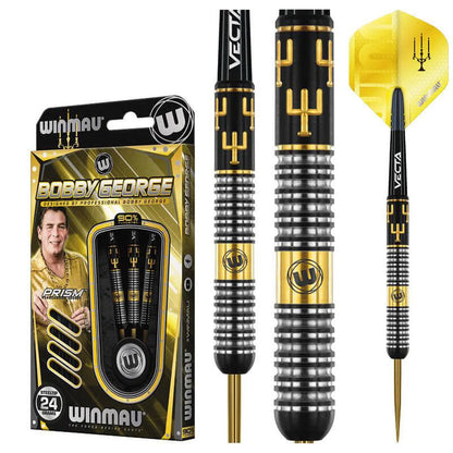 Bobby George 90% Tungsten Steel Tip Darts by Winmau
