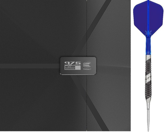 975 Ultra Marine 02 97.5% Tungsten Swiss Point Steel Tip Darts by Target