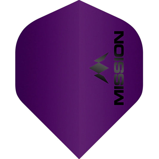 Mission Logo Dart Flights
100 Micron - No2 - Std - Matt Purple