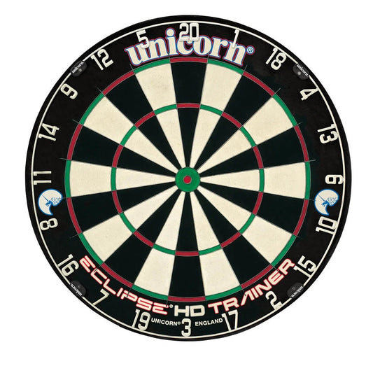 Unicorn Eclipse HD Trainer Dartboard - Thinner Doubles and Trebles