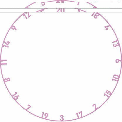 Bulls Number Ring - Coloured - Individual ring