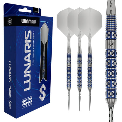 Winmau Lunaris Parallel Switch Point 90% - Steel Tip Darts