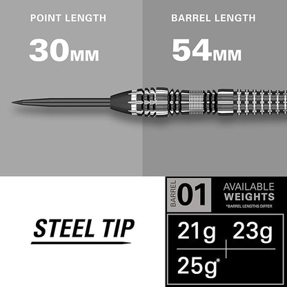 Target Barrel Power 8ZERO Black PBZ4 Steel 25g 190005