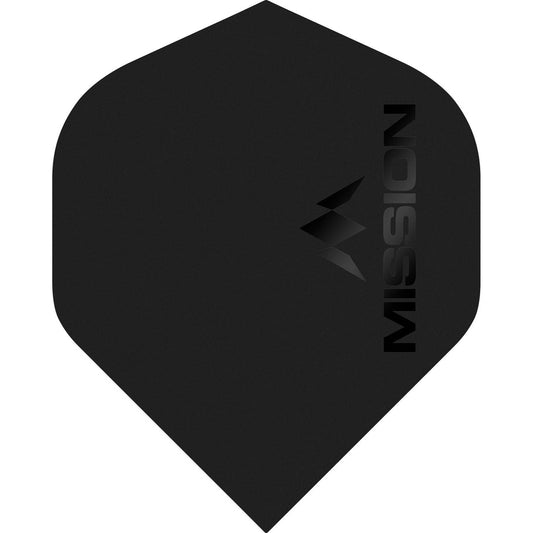 Mission Logo Dart Flights
100 Micron - No2 - Std - Matt Black