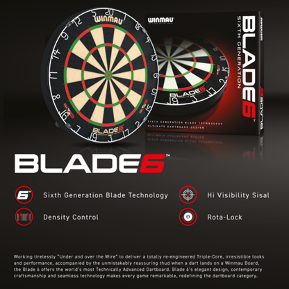 Winmau Blade 6 - Professional Dartboard