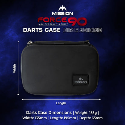 Mission Force 90 Dart Case - EVA Moulded Wallet - Large