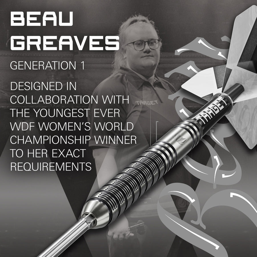 Target Beau Greaves G1 90% Tungsten SP Steel Tip Darts