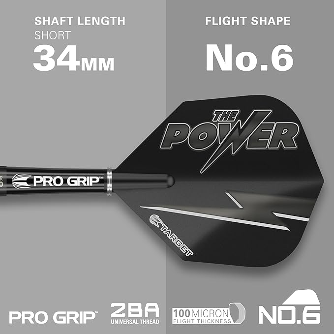 Target Barrel Power 8ZERO Black PBZ4 Steel 25g 190005