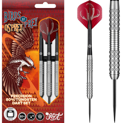 Shot Birds of Prey Darts - Steel Tip Tungsten - Osprey